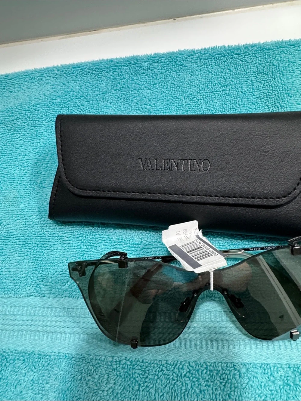 Valentino Black Sunglasses with Black Case
